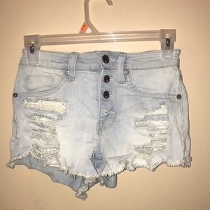 HIGH RISE DENIM SHORTS PERFECT CONDITION
